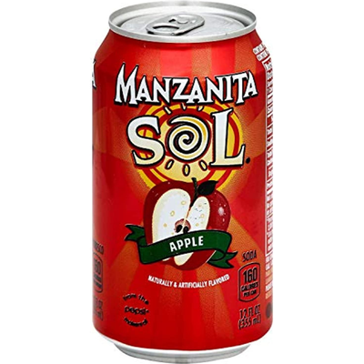 Manzanita Sol Apple Soda 12oz Can