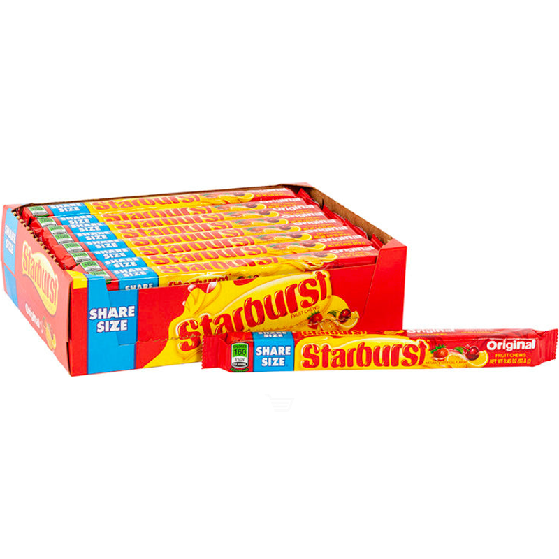 Starburst Fruit Chews Original 3.45oz Count