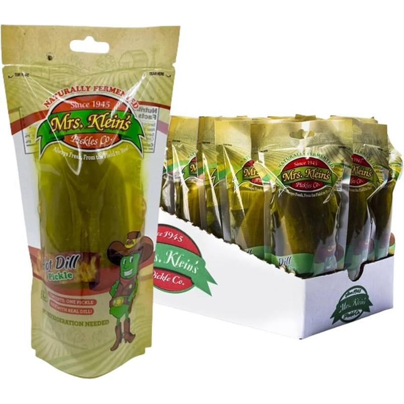 Kleins Chamoy Single Serve Pickle 18 Pack