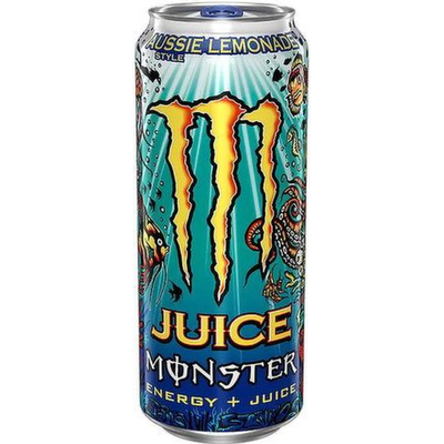 Monster Aussie Lemonade Style Energy Drink 16oz Can