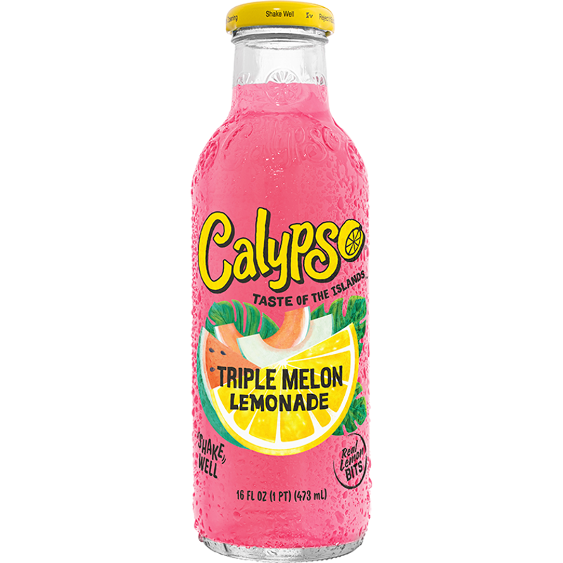 Calypso Triple Melon Lemonade 16 Oz Bottle