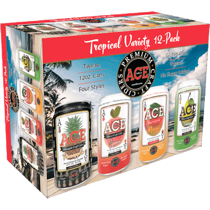 Ace Cider Tropical Variety 12 Pack 12oz