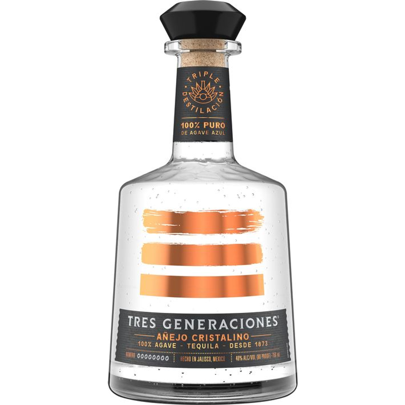 Tres Generaciones Anejo Cristalino Tequila 750ml Bottle