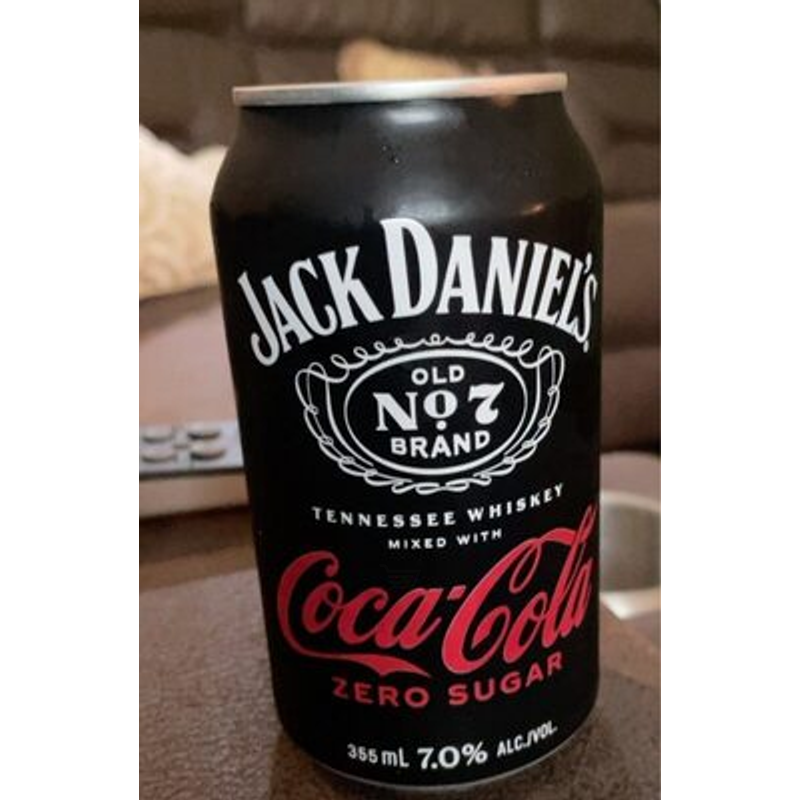 Jack Daniels Cocktails Coke Zero 355ml Can