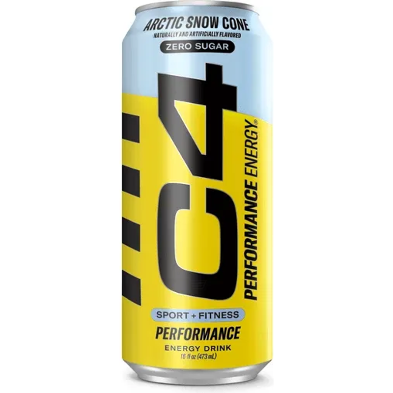 C4 Smart Energy Performance Arctic Snow Cone 16oz Can