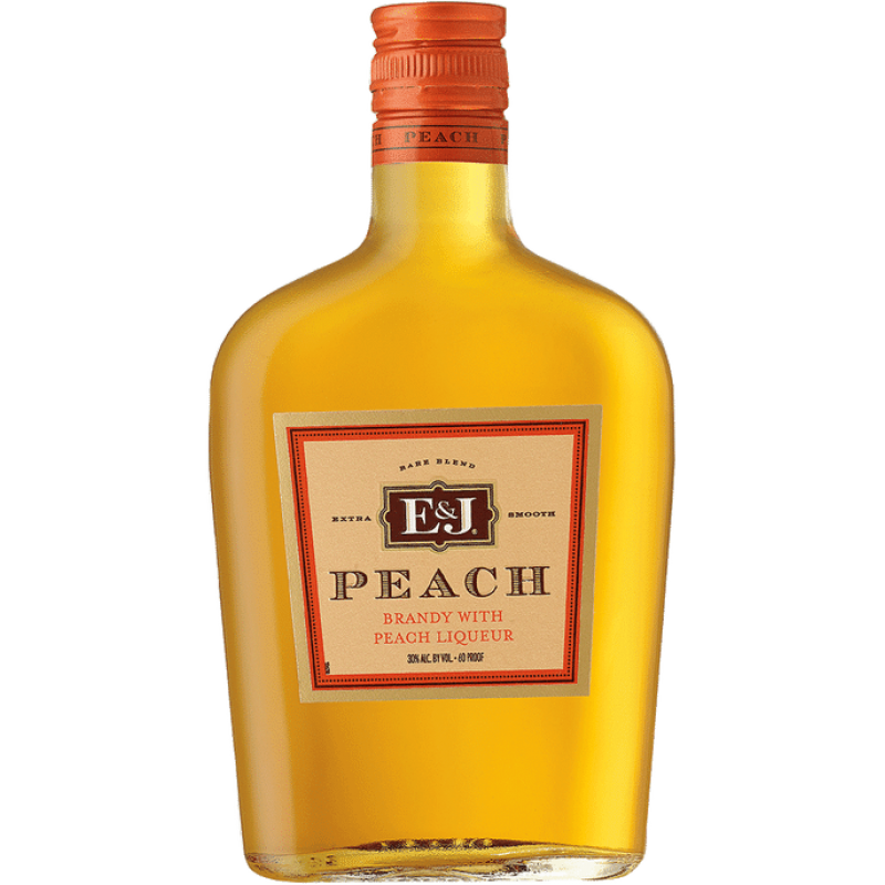 E & J Peach Very Special Brandy 375ml Bottle