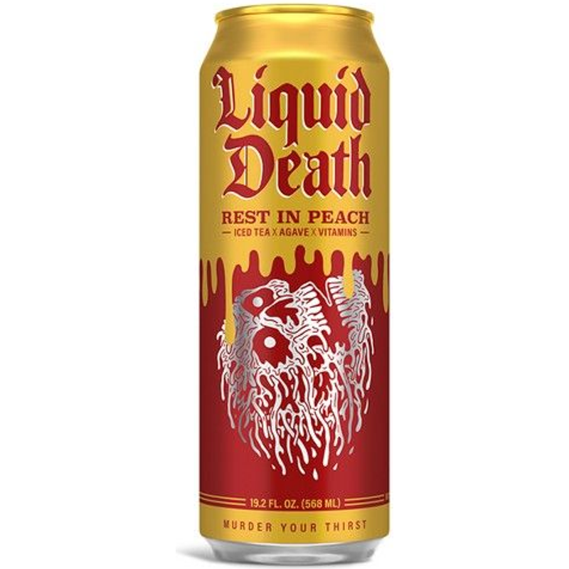 Liquid Death Rest In Peach Tea - 19.2 Fl Oz Can