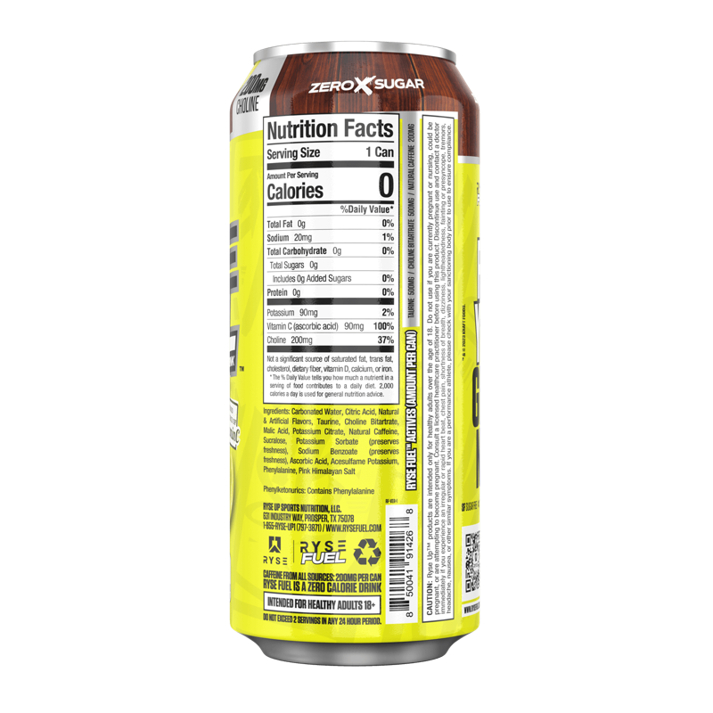 Ryse Fuel Energy Drink - Country Time Lemonade