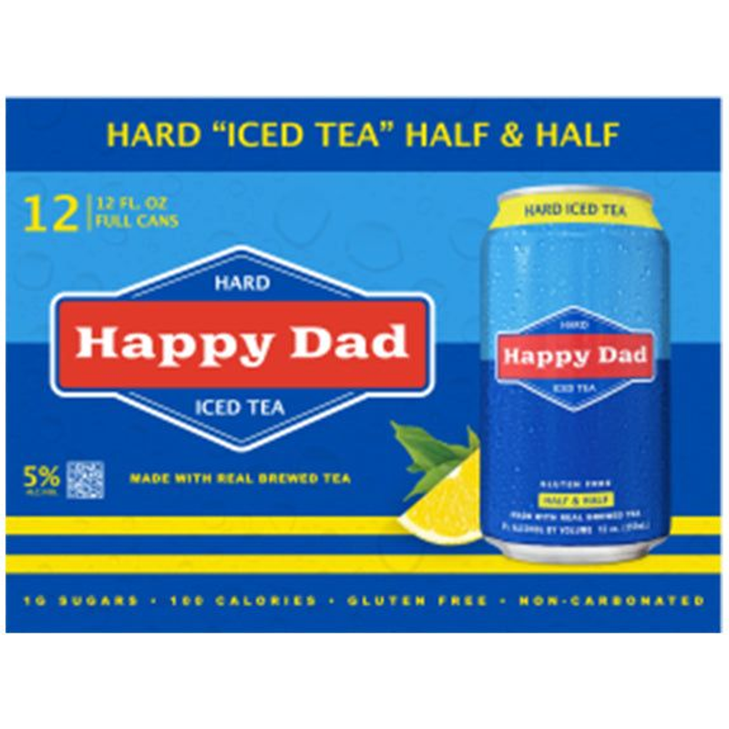 Happy Dad Hard Iced Tea Half & Half 12 Pack 12oz