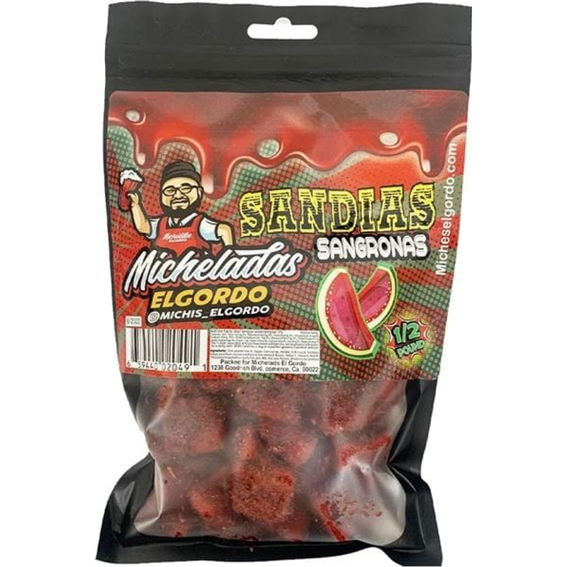 Micheladas El Gordo Sandias Sagronas 6oz Bag