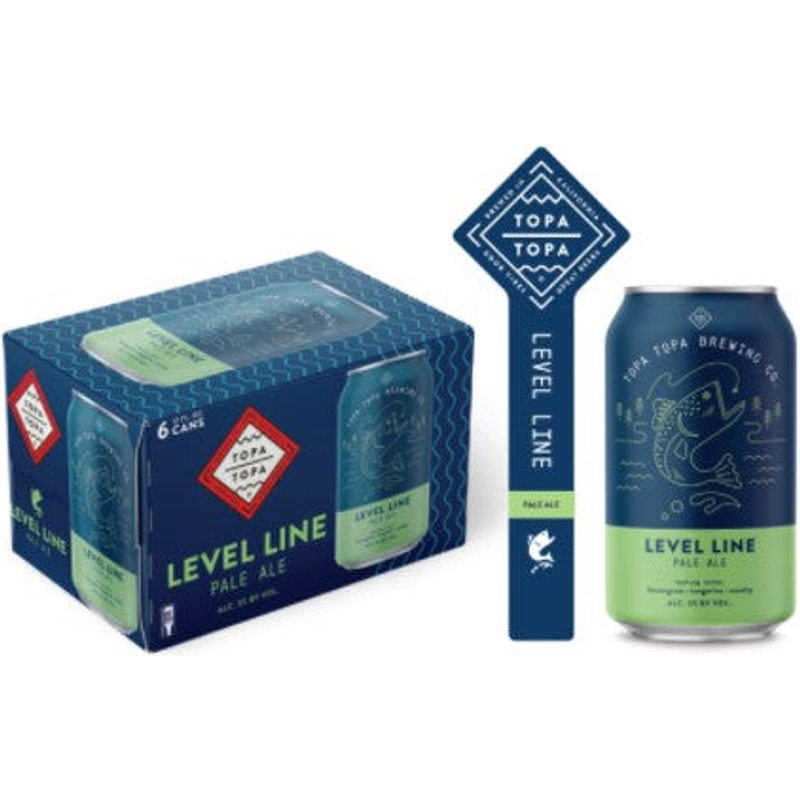 Topa Topa Brewing Co. Level Line Pale Ale 6 Pack 12oz Cans – JR Food Mart