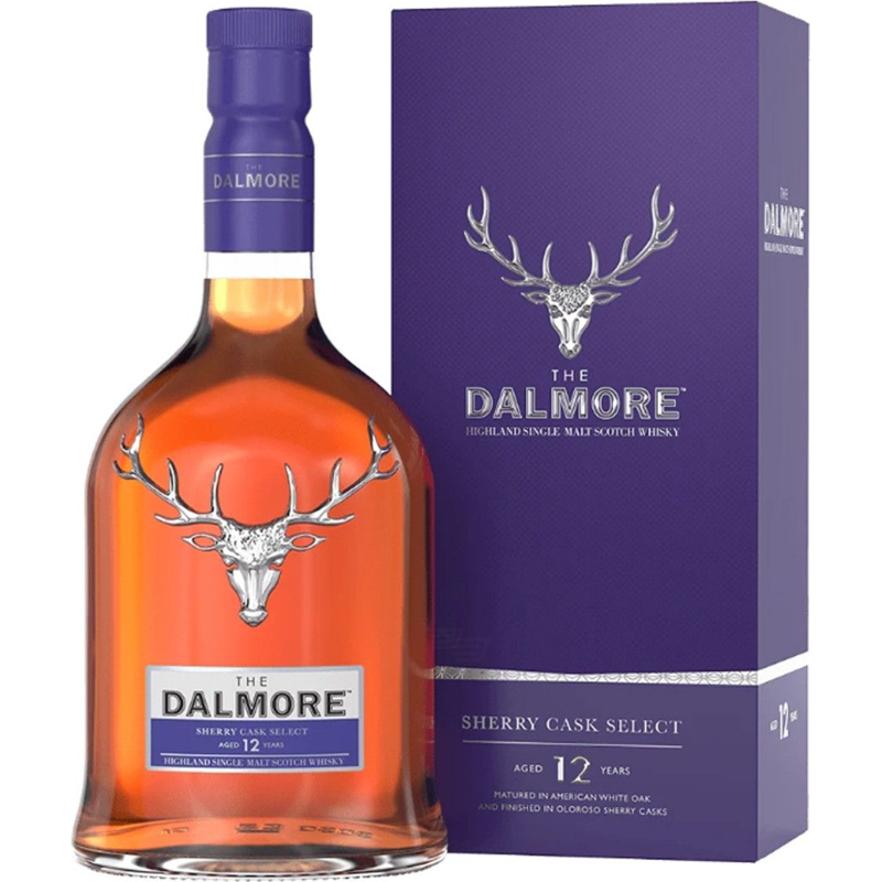 The Dalmore Old Sherry Cask Select 12 Year Highland Single Malt Scotch Whisky 750ml Bottle