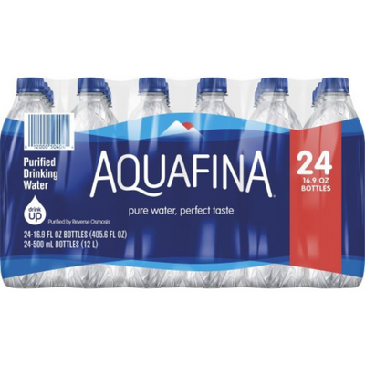 Aquafina Purified Drinking Water 24 Pack 500mL Bottles