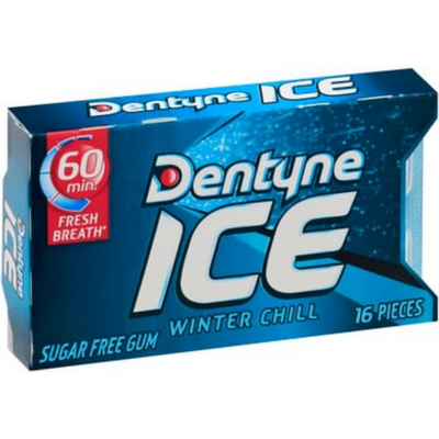 Dentyne Ice Sugarfree Winter Chill Gum 16 CT