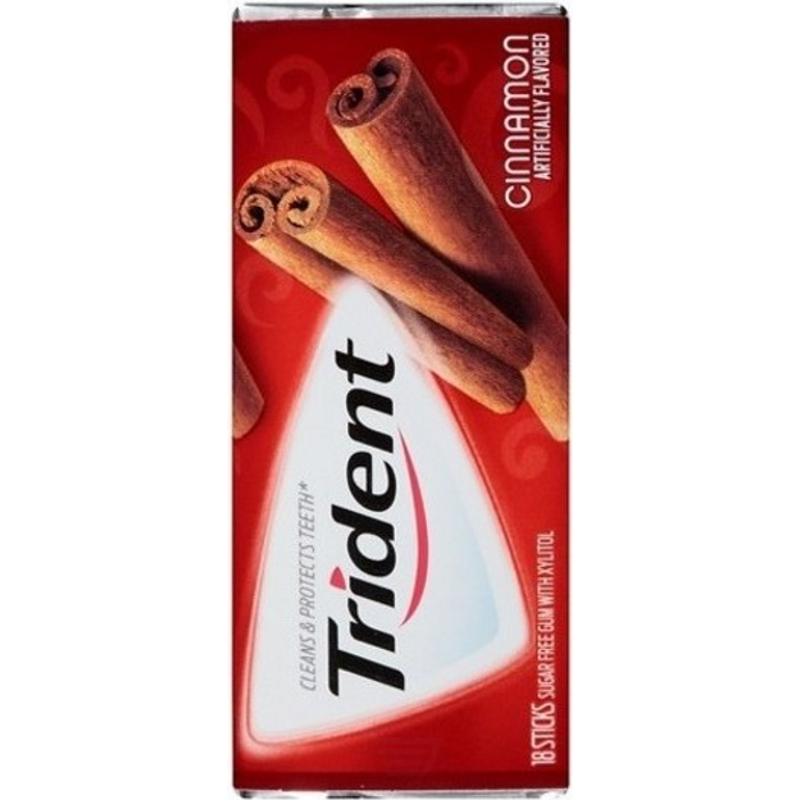 Trident Sugar Free Gum with Xylitol Cinnamon 26.6g Box