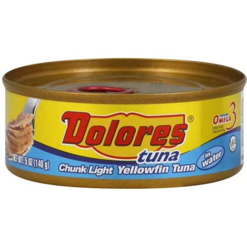 Dolores Chunk Light Yellowfin Tuna 5oz Can