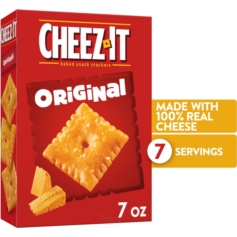 Cheez It Original Snack Crackers 7oz Carton