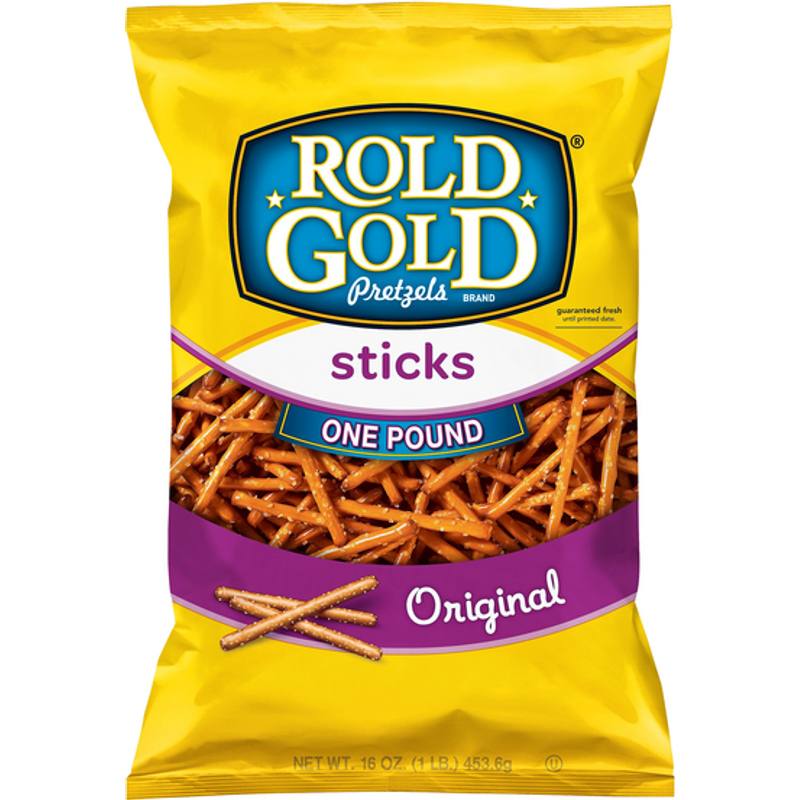 Rold Gold Pretzels Sticks One Pound - Original 16 oz Bag