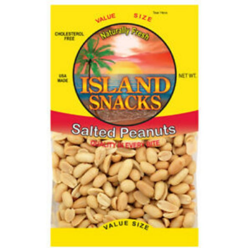 Island Snacks Salted Peanuts 7.5 oz