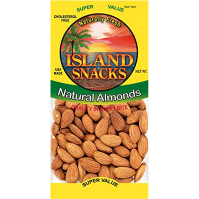 Island Snacks Almonds 4 oz