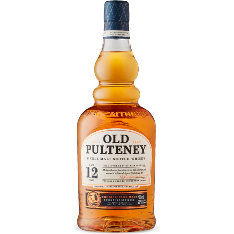 Old Pulteney 12 Years Old Single Malt Scotch 750ml Bottle