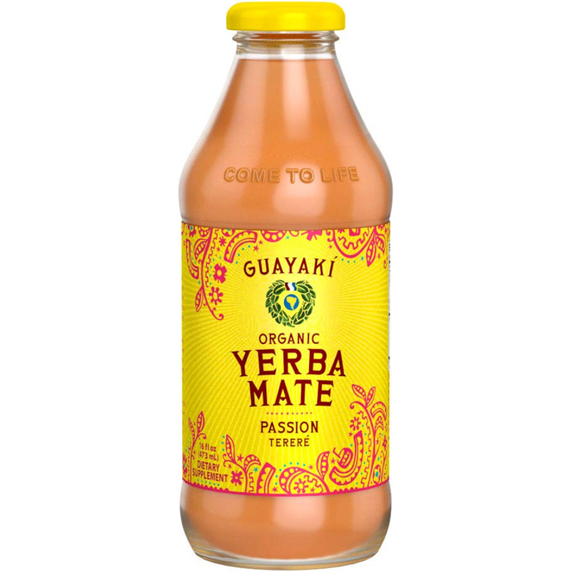 Guayaki Yerba Mate Pure Passion Tea 16oz Bottle