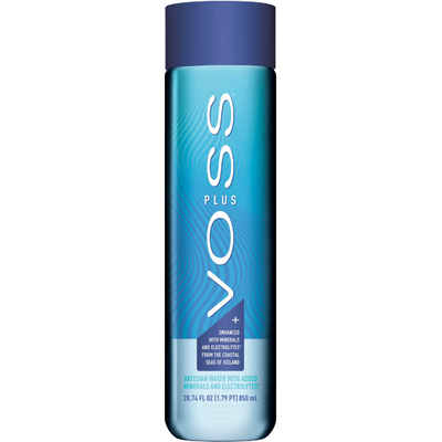 VOSS Plus Enhanced Water with Aquamin 28.74 oz Bottle