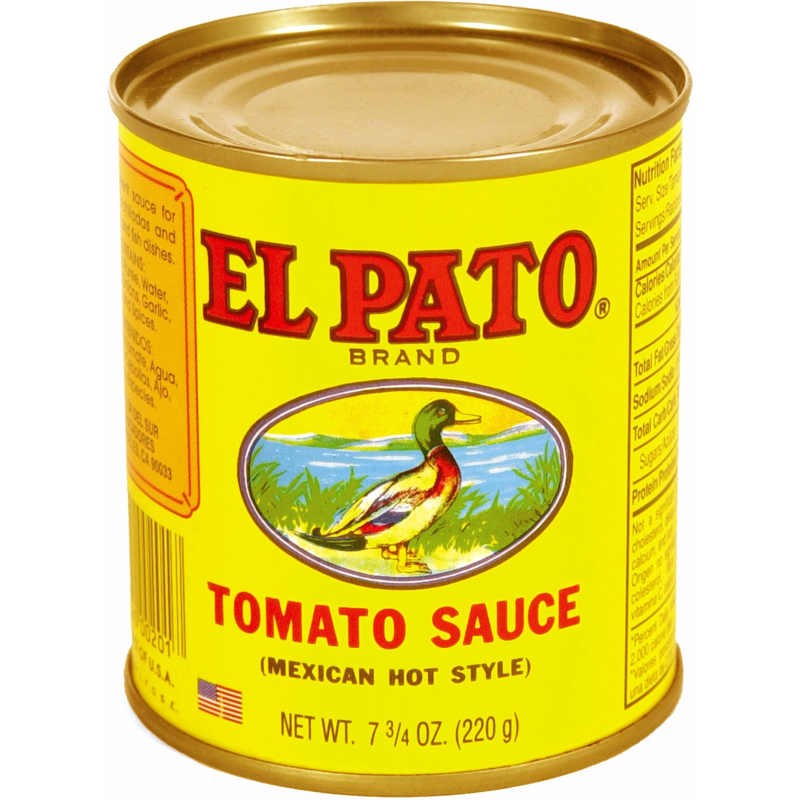 EL PATO Mexican Hot Style Tomato Sauce 7.75oz Bottle