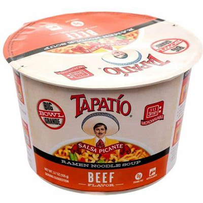 Tapatio Ramen Noodle Soup Beef 5oz Count