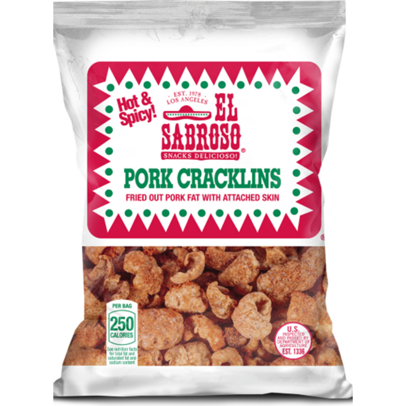 El Sabroso Pork Cracklins 2.25 oz