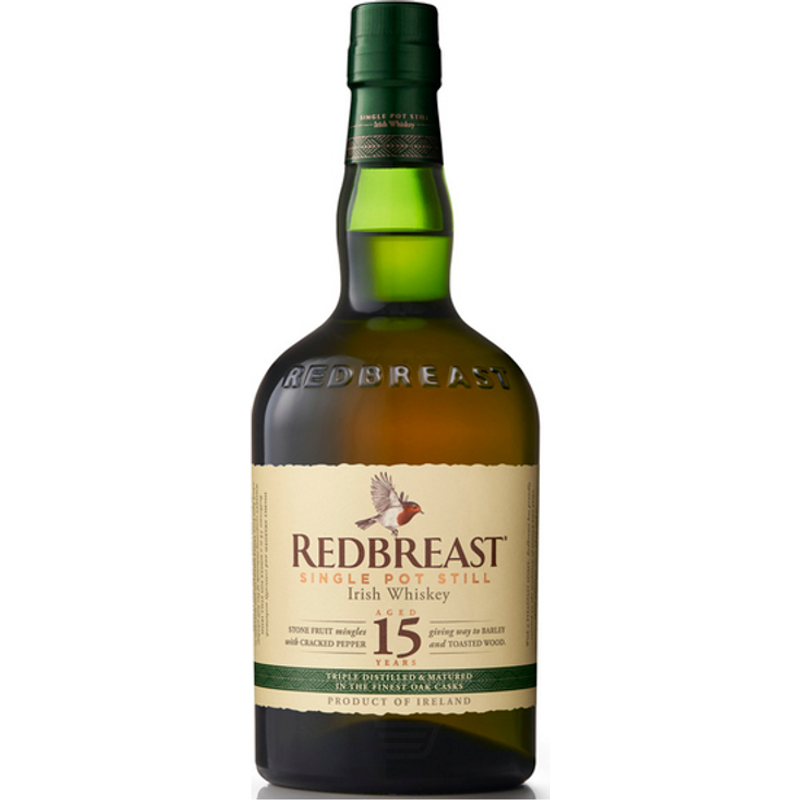 Redbreast Pure Pot Still Single Malt Irish Whiskey 15 Year 750mL