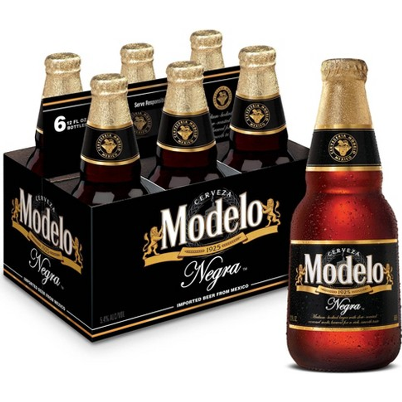 Negra Modelo Imported Dark Ale 6 Pack 12 oz Bottles