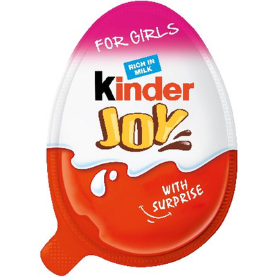 Kinder Joy for girls with Surprise Eggs Chocolate 2oz Count