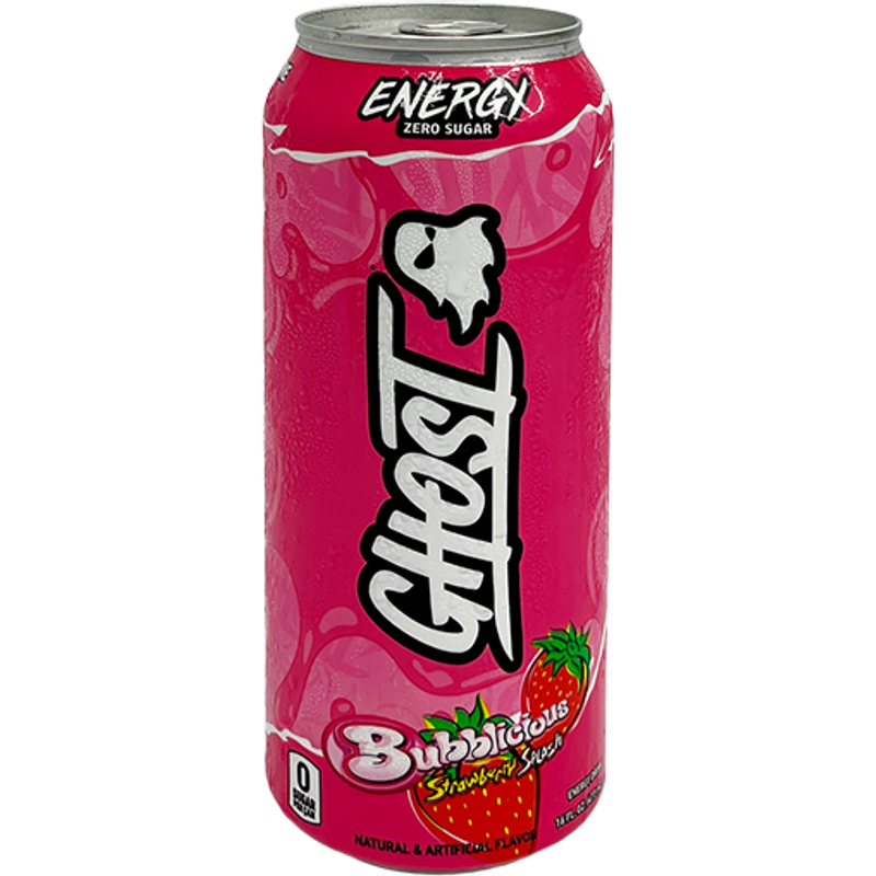 Ghost Strawberry Splash 16oz Can