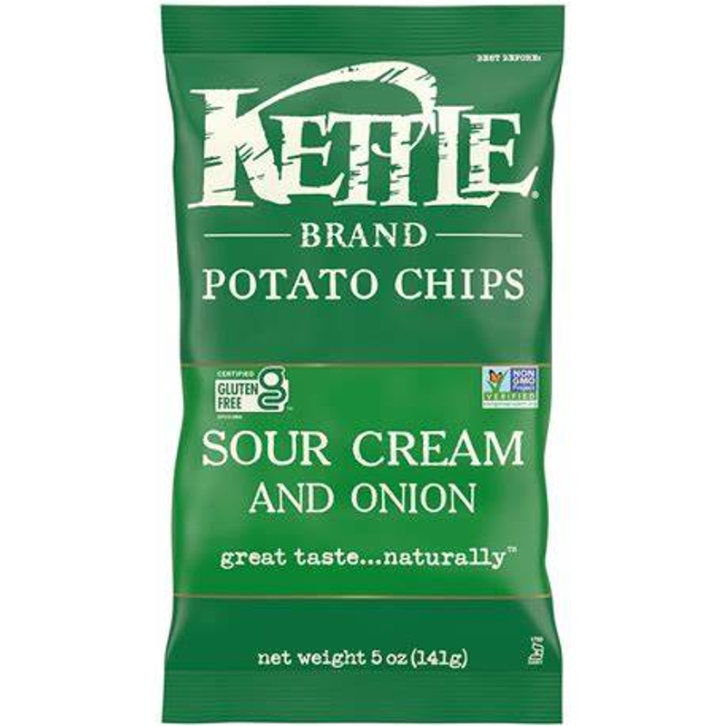 Kettle Brand Sour Cream & Onion Chips 5oz Bag