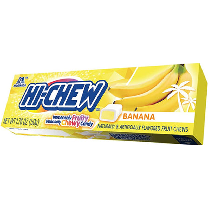 Hi-Chew Banana Chewy Candy 1.76oz Count