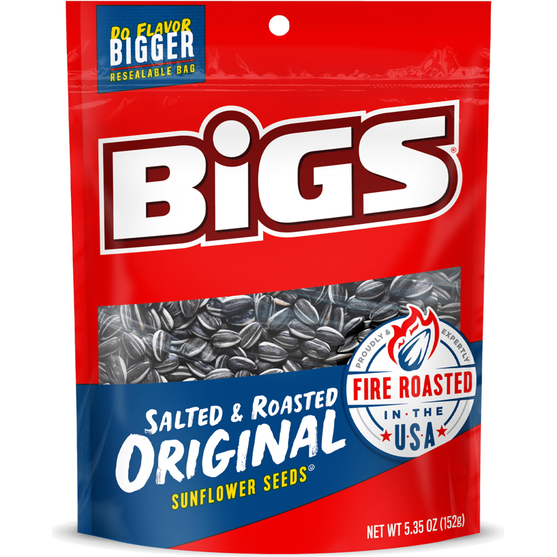 Bigs Sunflower Seeds Salted & Roasted - Original 5.35 oz Box